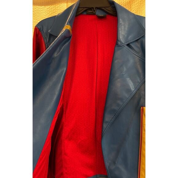 Disney Womens Her Universe Marvel Faux Leather Jacket Size 1X Cosplay Halloween - Picture 6 of 11